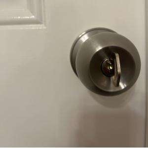 Bedroom door lock installation and fitting