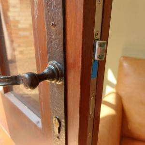 Entrance door lock installation and fitting